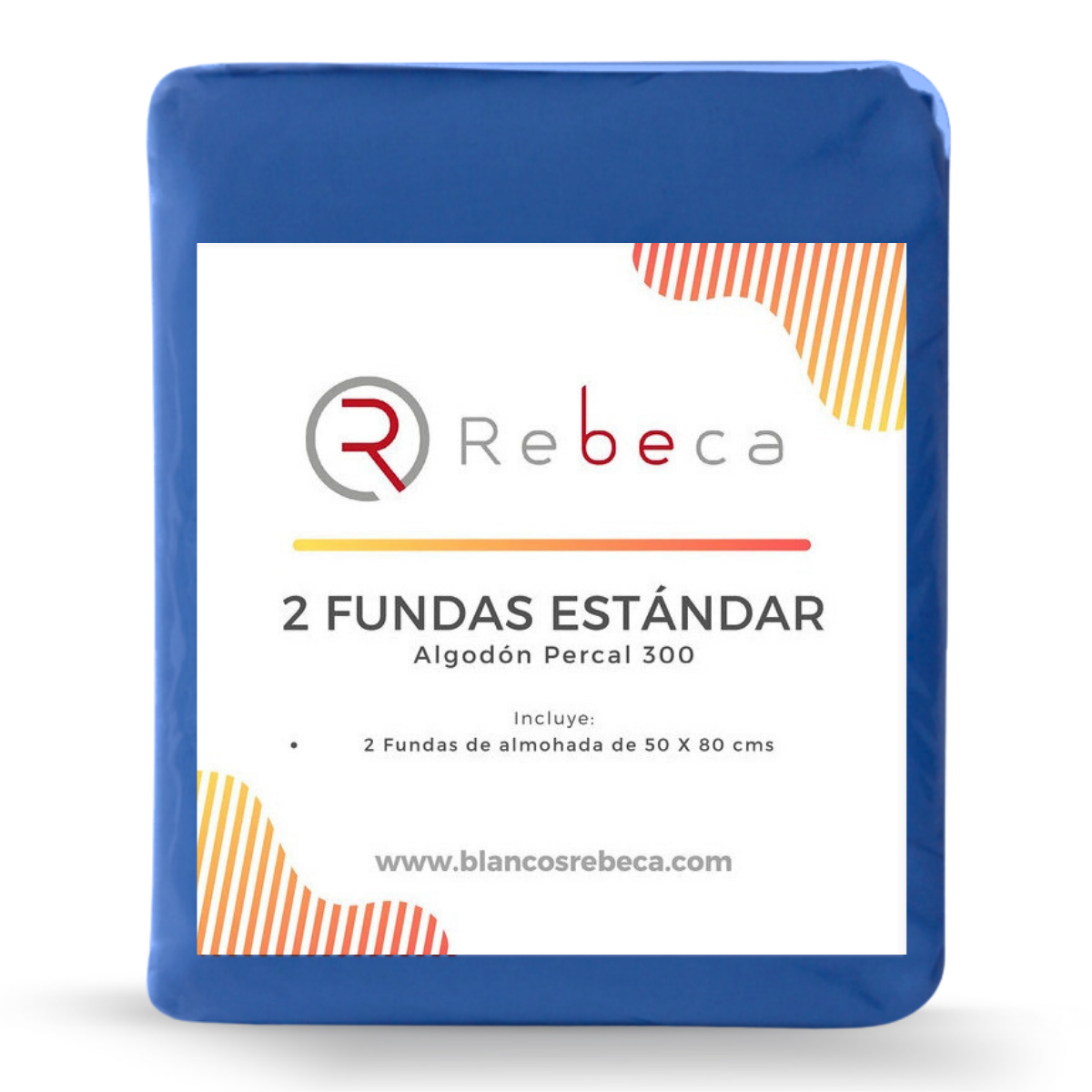 Par de Fundas de almohada Algodón Confort Percal 300 - Estándar - Francia