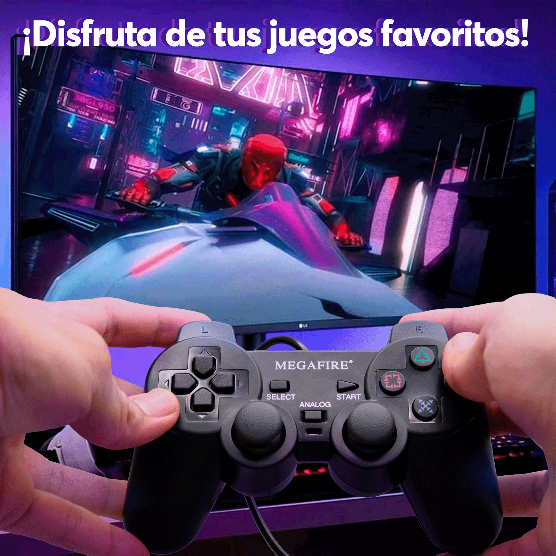 Control Archy Alambrico Gamepad para PC USB Plug&Play.