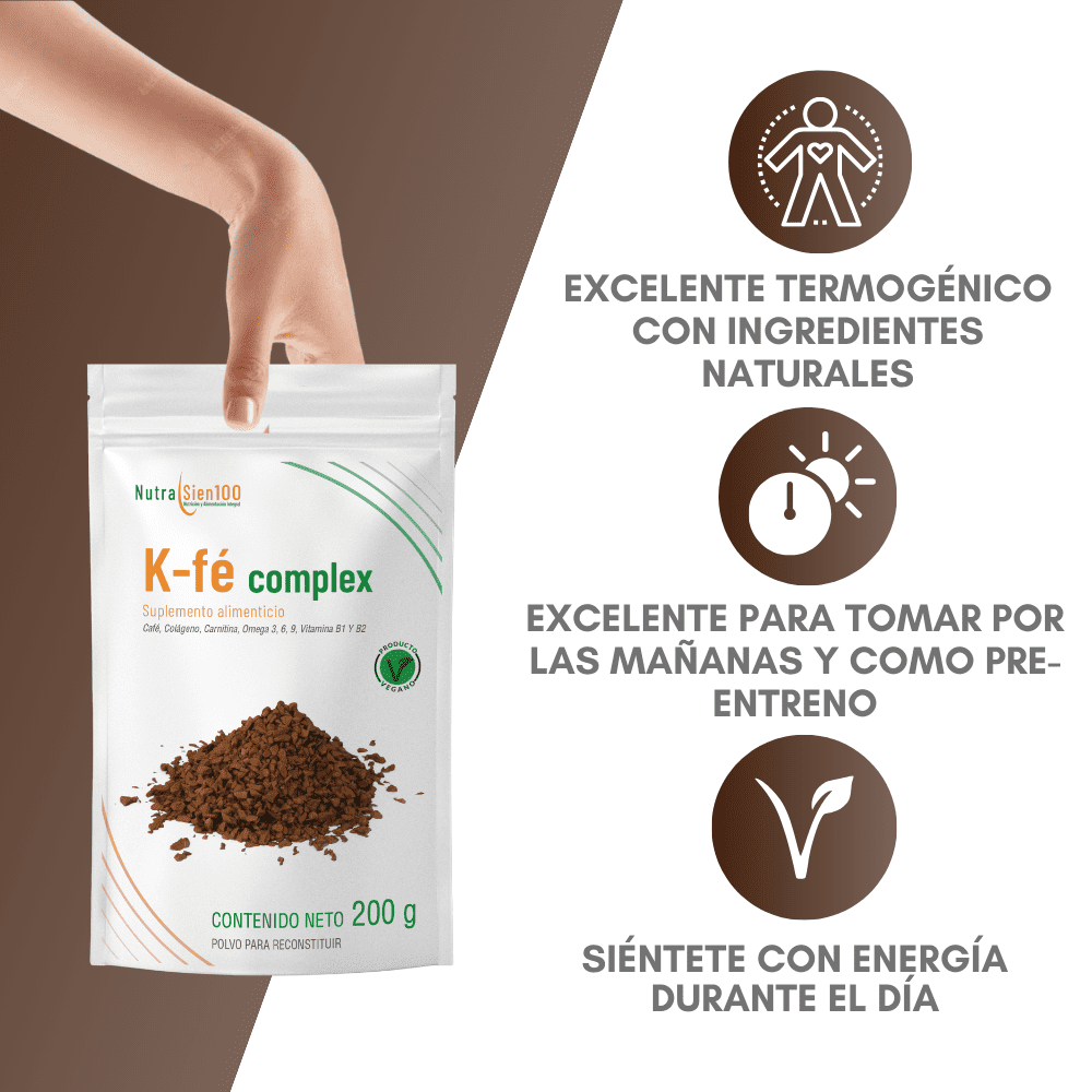 Nutrasien100 Café Keto Coffee Termogénico Sin Azúcar L-carnitina 20 Porciones