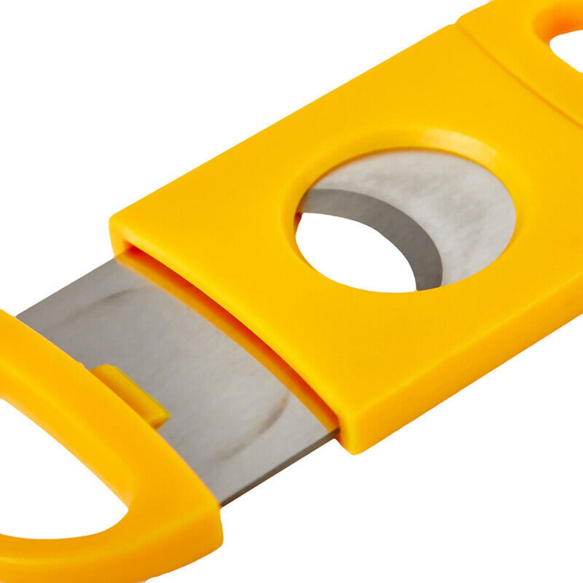 Cortador De Puros Habanos Ecomlab Cortapuro Acero Inoxidable Amarillo.