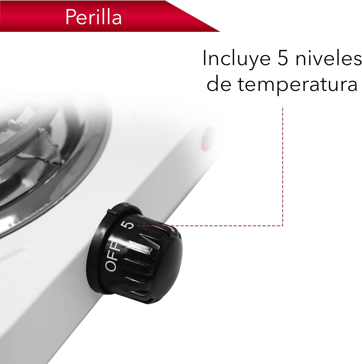 Parrilla eléctrica doble marca rca.