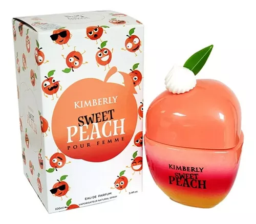 perfume para dama marca mirage kimberly sweet peach 100 ml