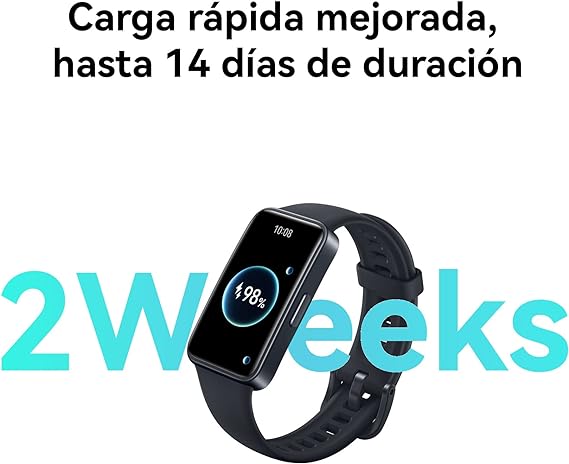 HUAWEI Band 8 (Garantía en México), Smartwatch Larga Duración de 2 semanas, SMS/Whatsapp de Respuesta rápida, Banda Inteligente, Compatible con Android & iOS, Negro