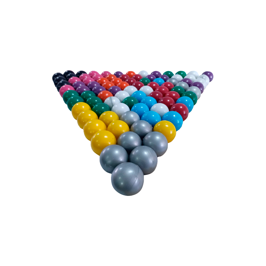 Alberca De Pelotas + 200 Pelotas + Escalera Y Rampa + 1 Cubo Multicolor Estimulación Temprana 