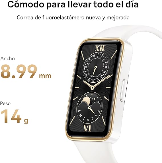 HUAWEI Band 9 (Garantía en México), 1.47”AMOLED, Larga Duración de 2 semanas, Ajuste de Brillo automático, Mayor precisión de medición, Compatible con Android & iOS, Negro