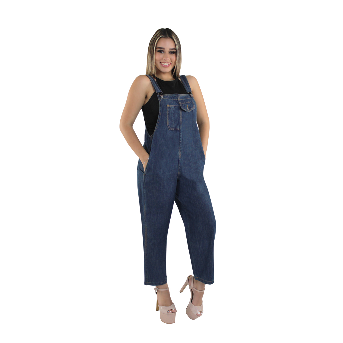 Overol Mezclilla Mujer