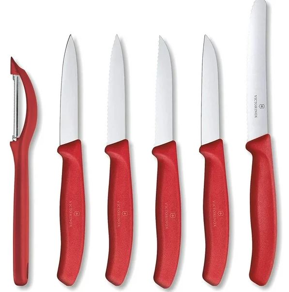 Set De Cuchillos Ergonomicos Victonirox 6 Piezas