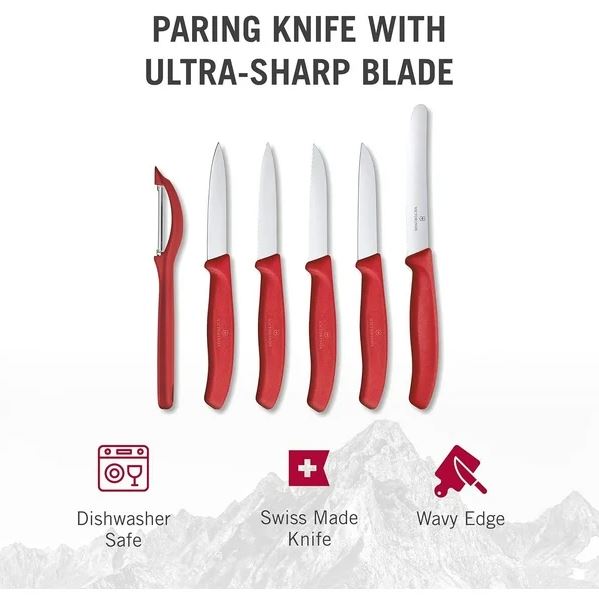 Set De Cuchillos Ergonomicos Victonirox 6 Piezas