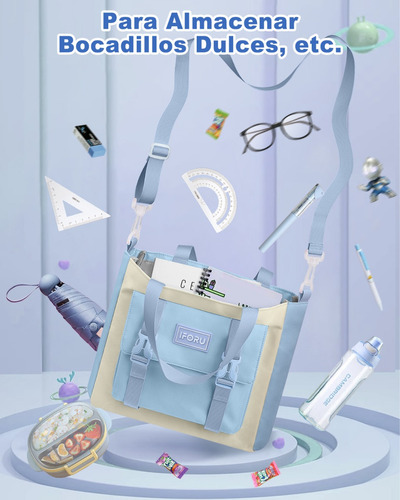 Mochila Escolar Primaria Y Secundaria Viaje Bolsa Mochilas IFORU Backpack-13N 2 En 1 30L