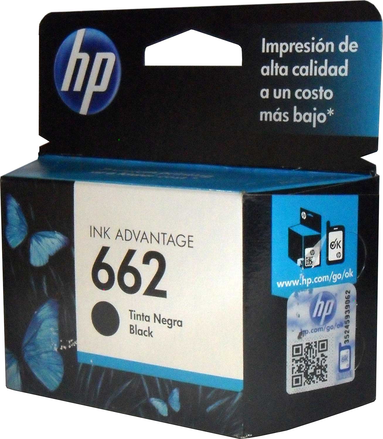 Cartucho Tinta Hp 662 Negro Cz103al Original 1515 3545 4646