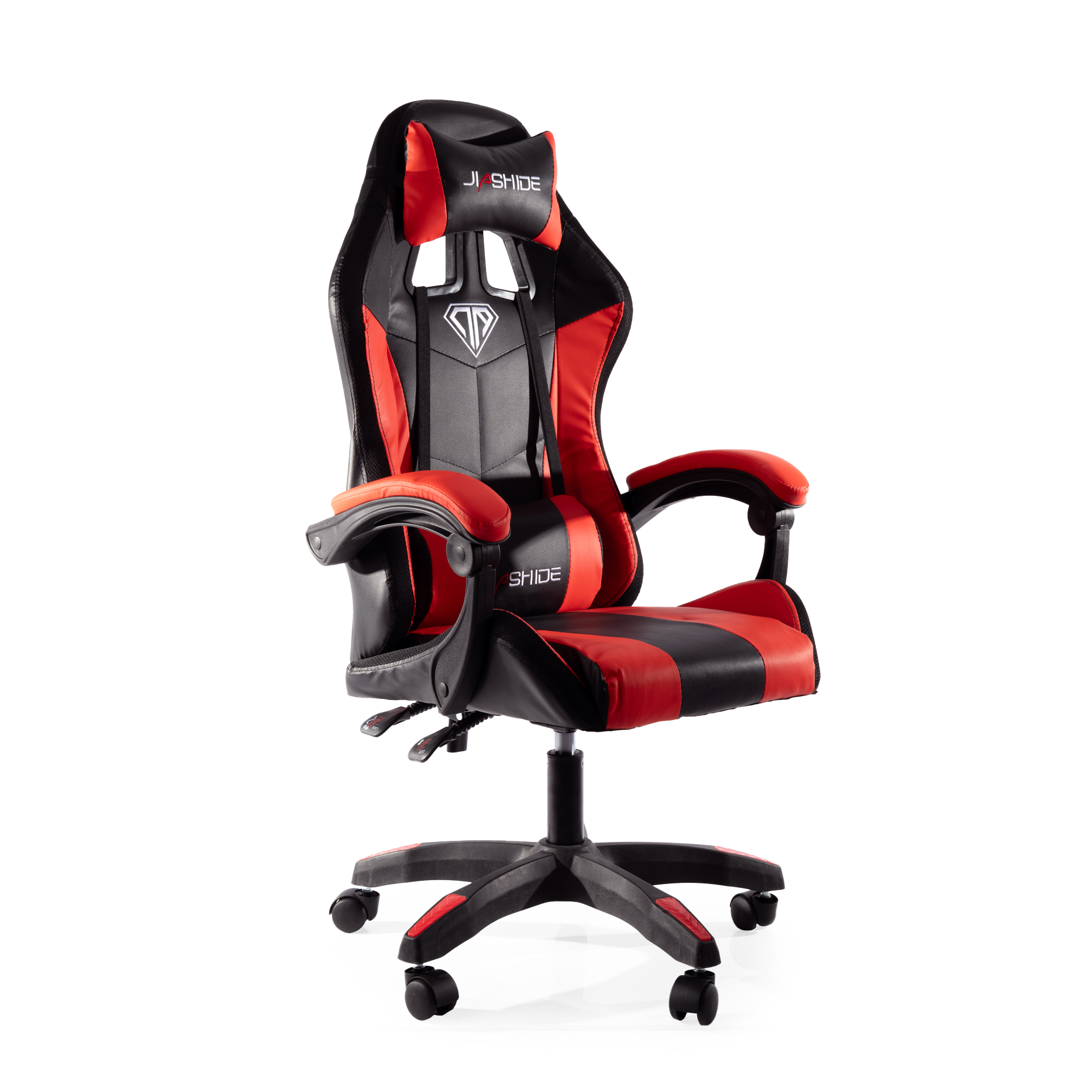 Silla Gamer Roja Reclinable Ergonomica para Escritorio Con Luz Led