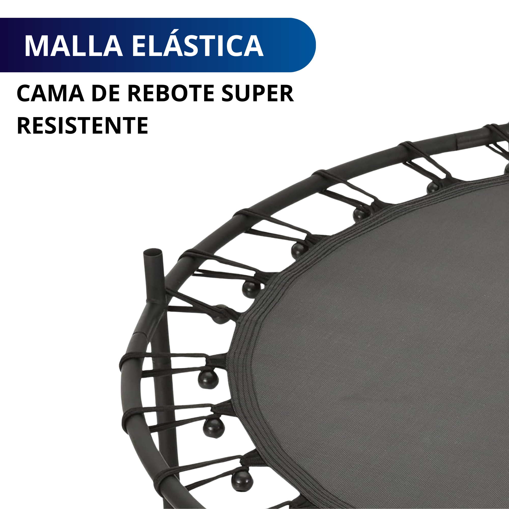 BRINCOLIN TRAMPOLIN INFANTIL ECOMLAB TUMBLING RESISTENTE COLOR AZUL.
