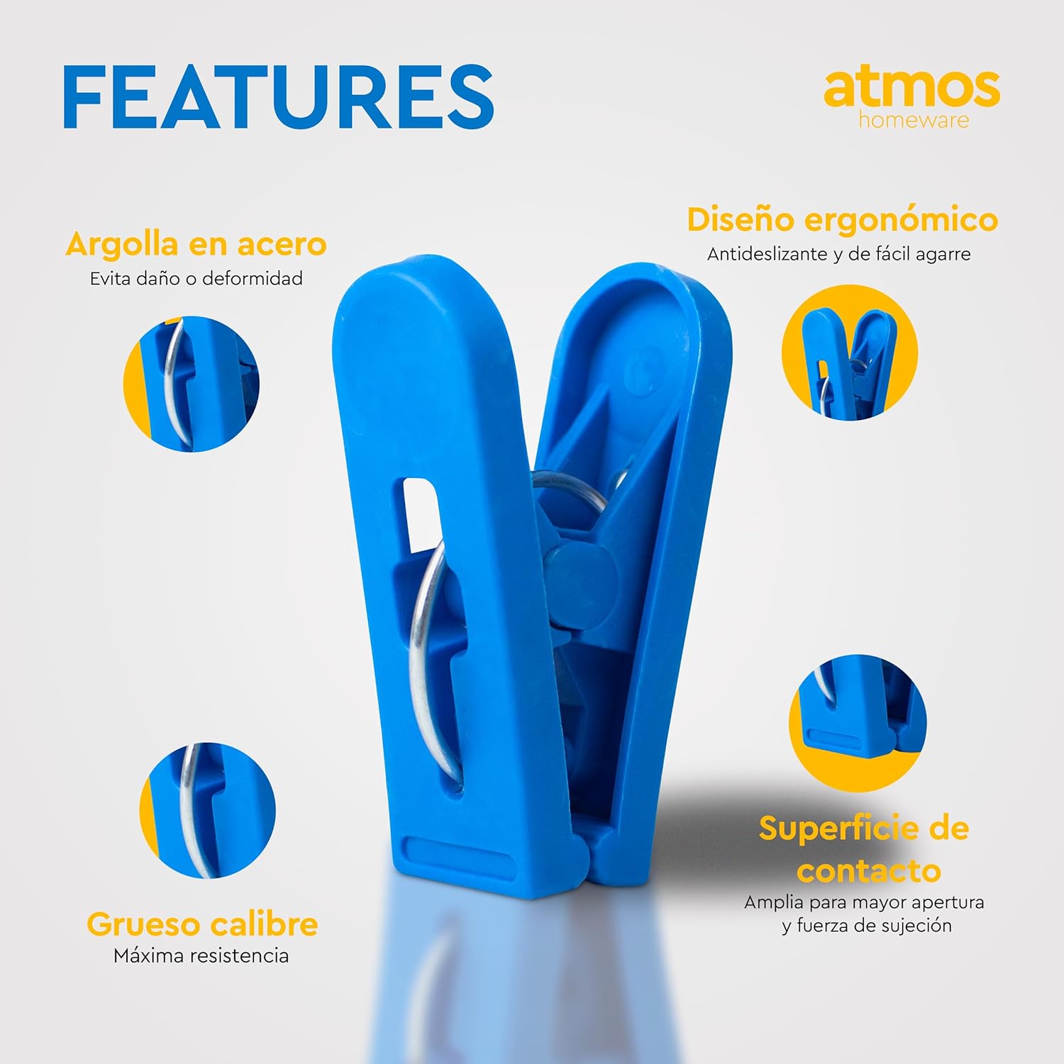 Pinzas Para Colgar Ropa | 36 Ganchos De Máxima Resistencia.