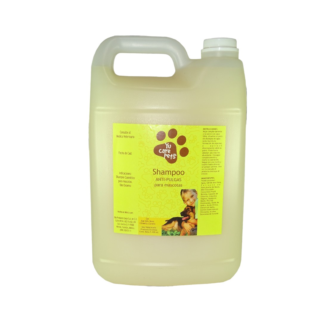 SHAMPOO CON CITRONELA REPELENTE DE PULGAS Y GARRAPATAS 1 GALON