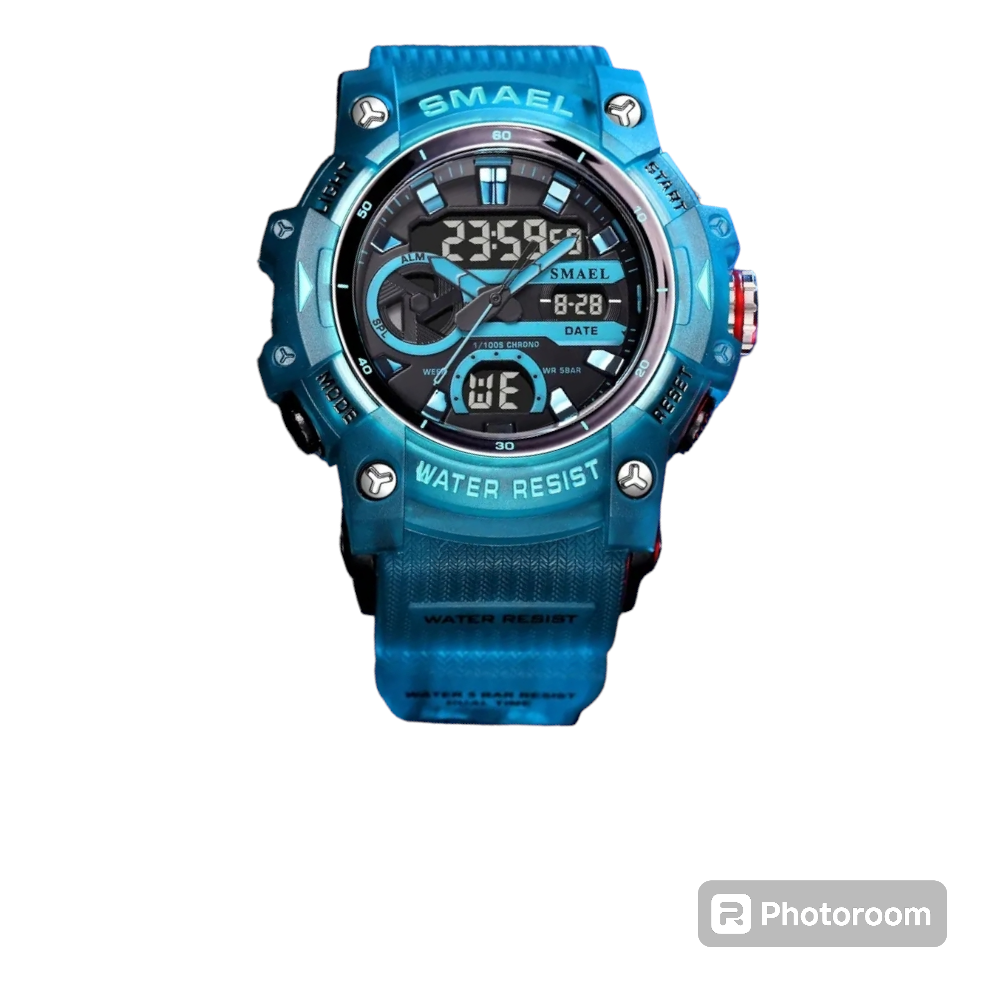 Reloj SMAEL sumergible 5BAR  aqua.