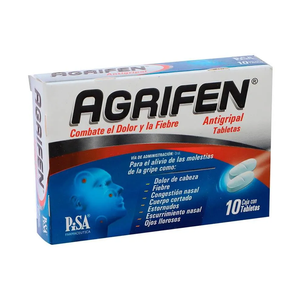 Agrifen (500 mg/25 mg/5 mg/4 mg)