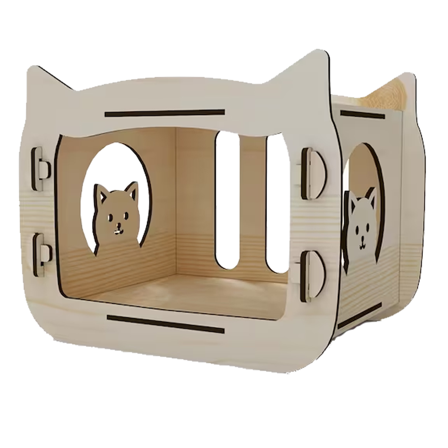 Casa para Gato Refugio Felino de MDF.