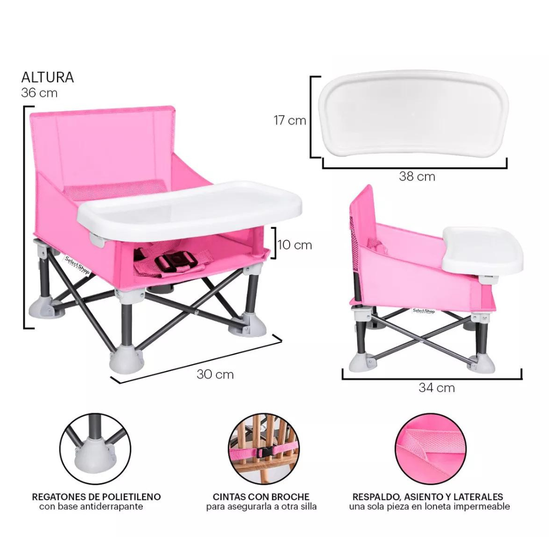 silla periquera para bebé plegable y portable