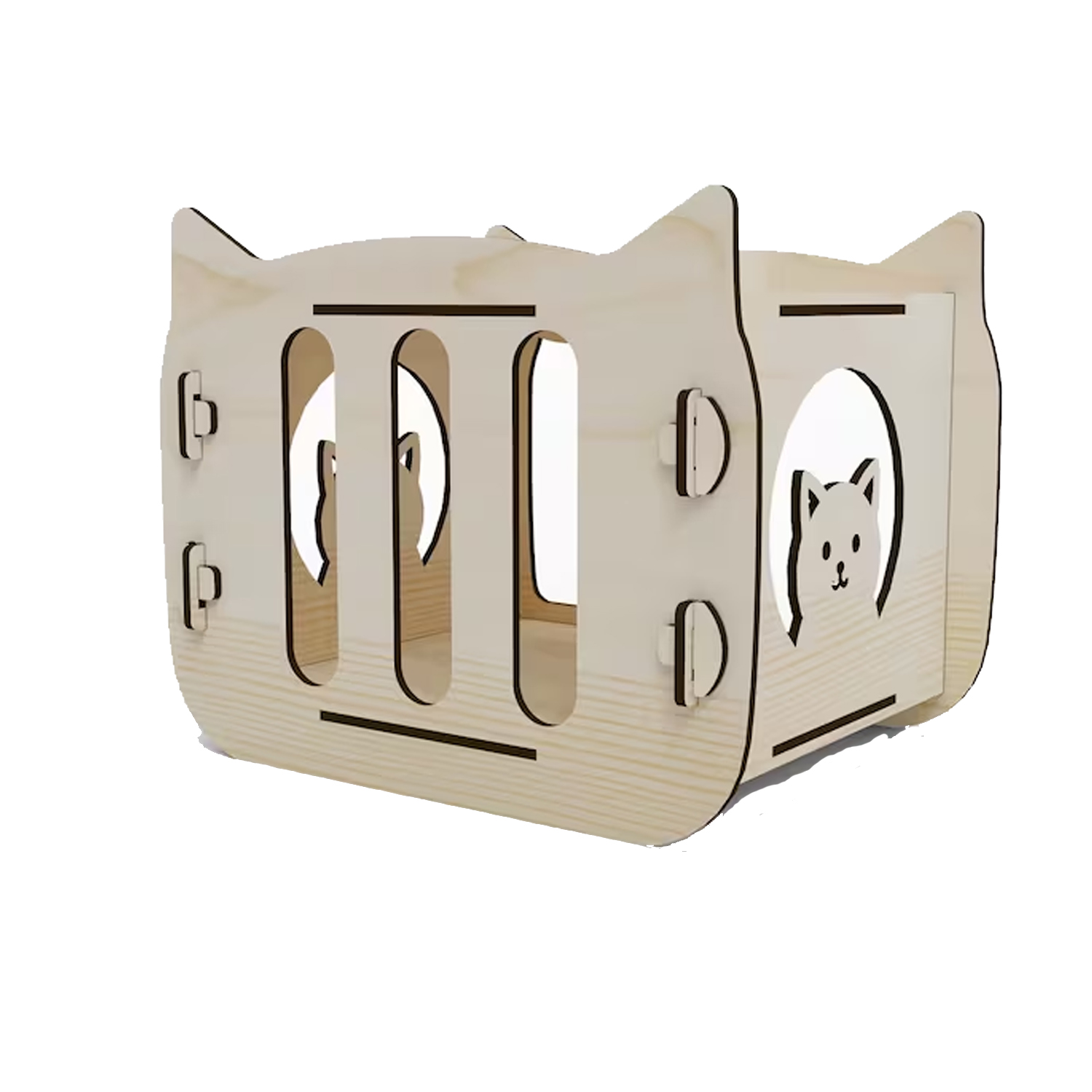 Casa para Gato Refugio Felino de MDF.