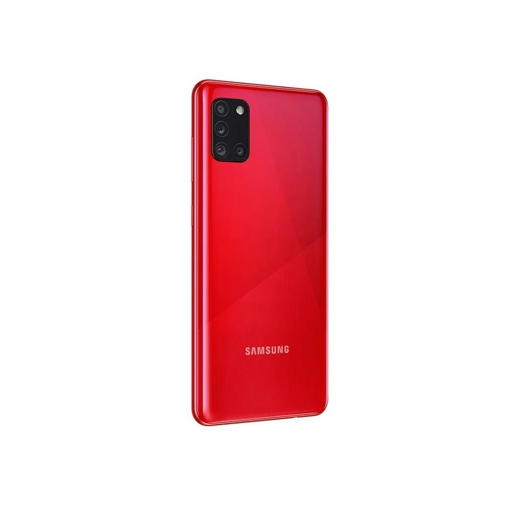 Celular Samsung Galaxy A31 Rojo, Memoria de 128GB y 4GB de RAM, Desbloqueado, Equipo Clase A, Reacondicionado.