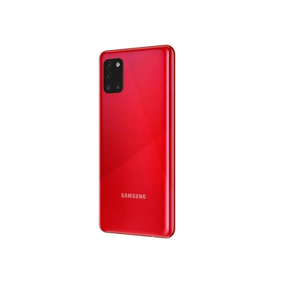 Celular Samsung Galaxy A31 Rojo, Memoria de 128GB y 4GB de RAM, Desbloqueado, Equipo Clase A, Reacondicionado.
