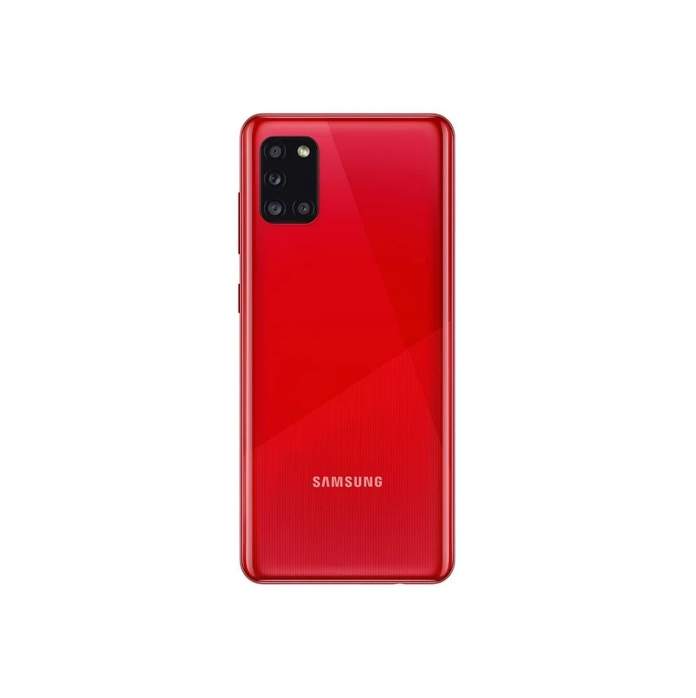 Celular Samsung Galaxy A31 Rojo, Memoria de 128GB y 4GB de RAM, Desbloqueado, Equipo Clase A, Reacondicionado.