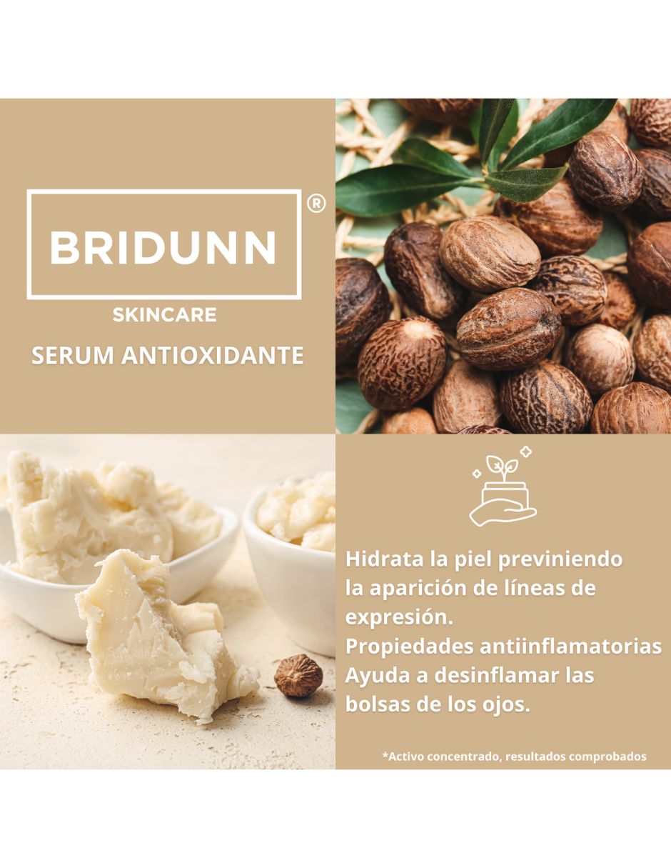 Kit Piel Revitalizada Quitamanchas + Antioxidante, Suero Facial Despigmentante Quita Manchas Aclarante Y Crema Facial Antioxidante Antiedad con Vitaminas E, A, D . Kit Tratamiento Piel Radiante Bridunn 2 productos