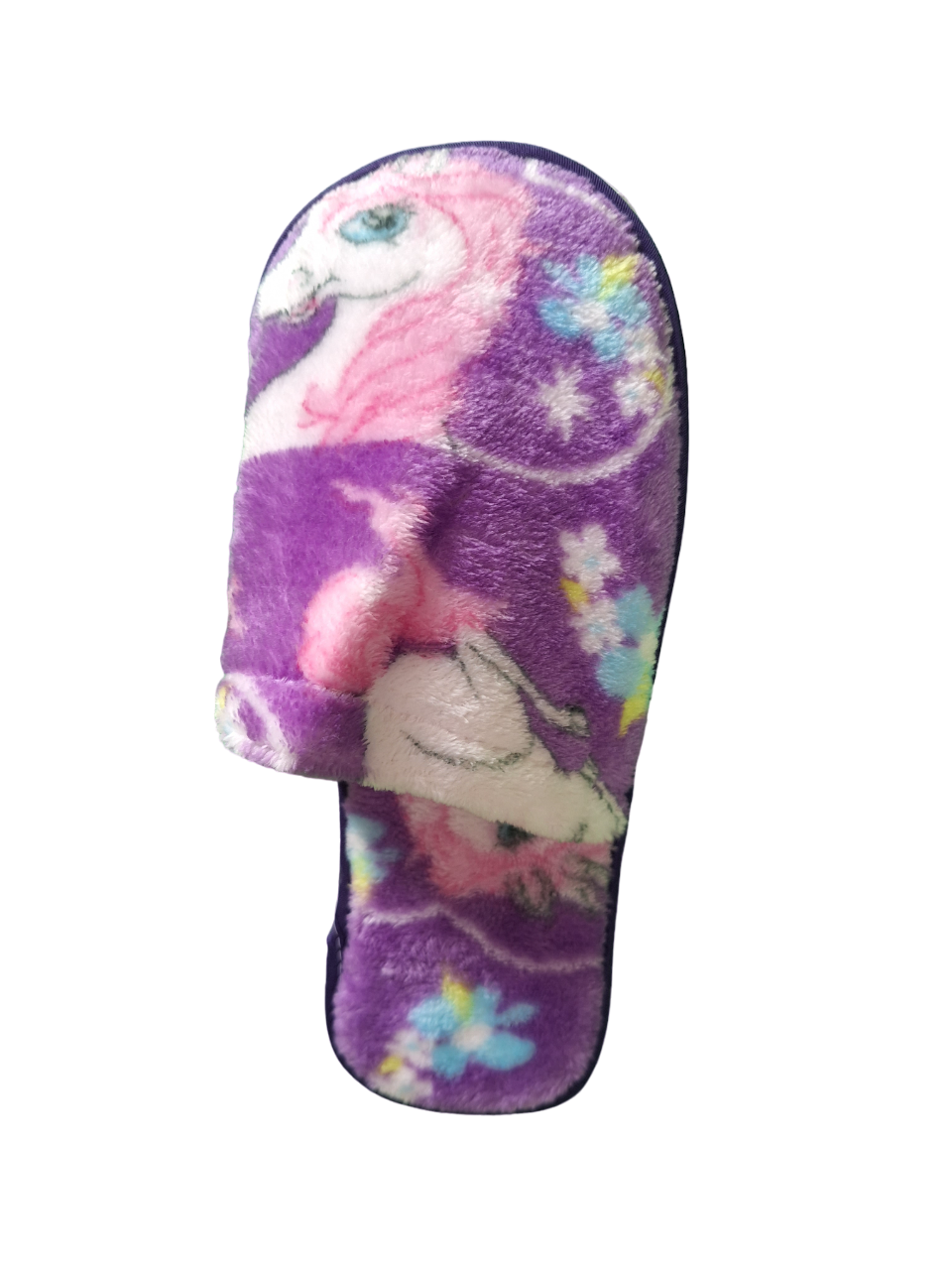 Pantuflas Juveniles Para Mujer Color Morado Con Diseños Suaves Y Cómodas