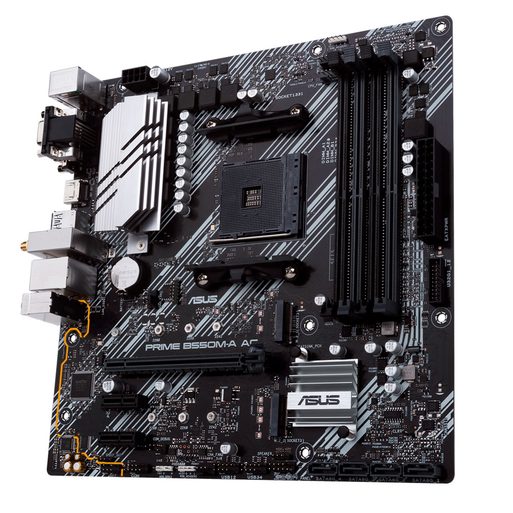 Tarjeta Madre Asus PRIME B550M-A AC AM4 Micro ATX