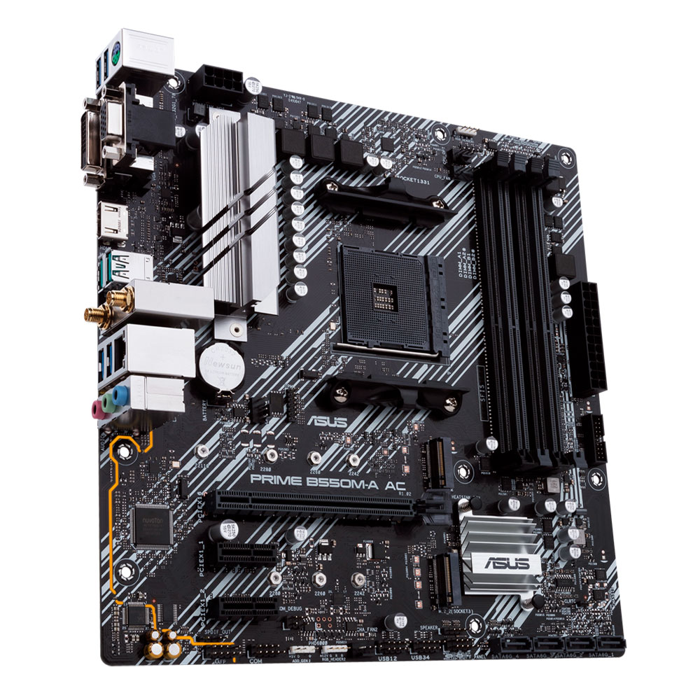 Tarjeta Madre Asus PRIME B550M-A AC AM4 Micro ATX