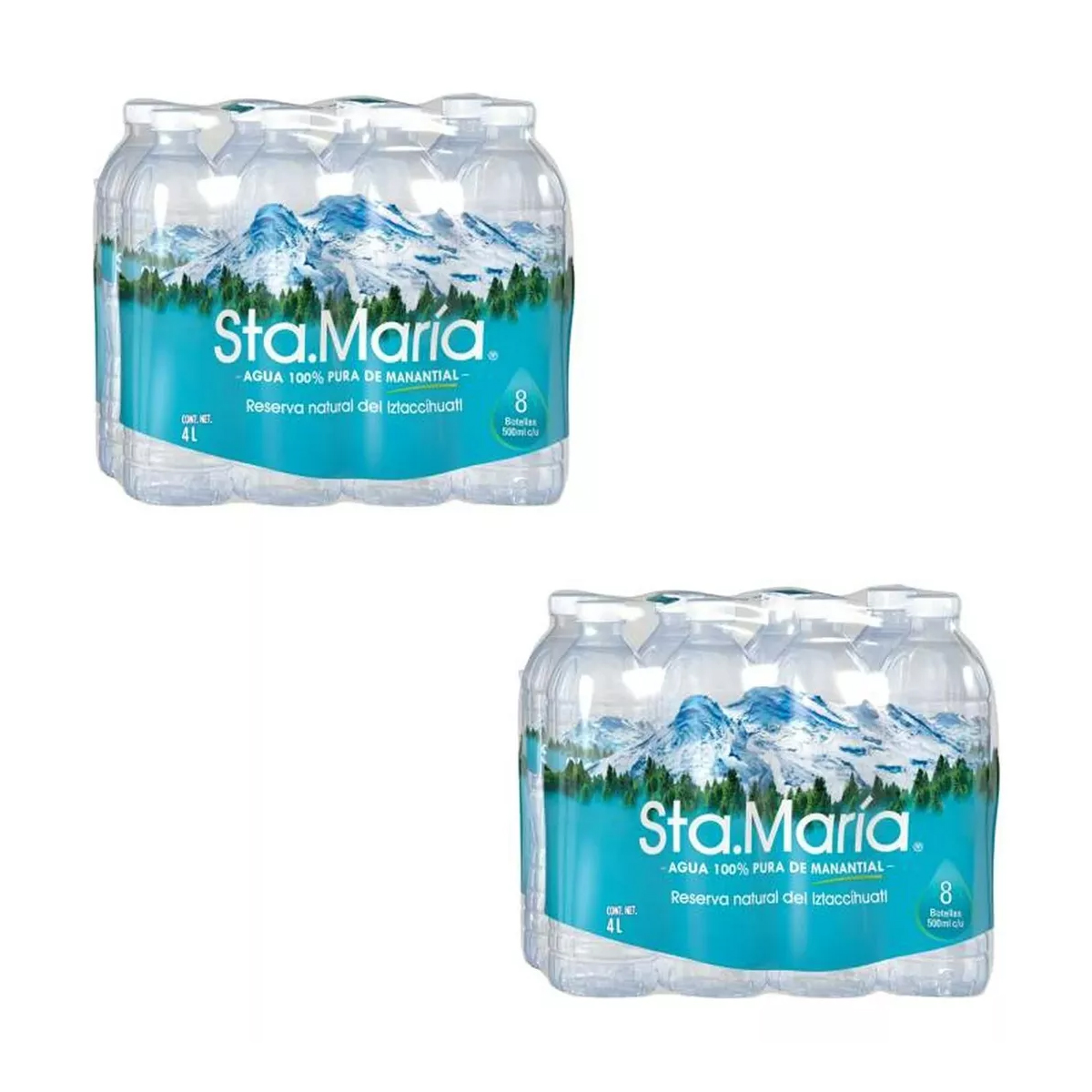 Agua de Manantial Sta. María 16 Botellas de 500 ml c/u