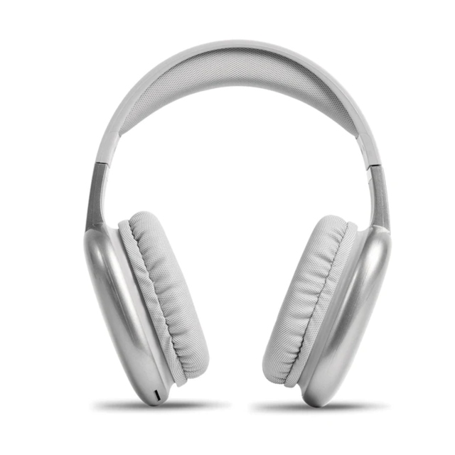 AUDIFONOS STF AURUM TIPO DIADEMA CON BLUETOOTH GRIS.