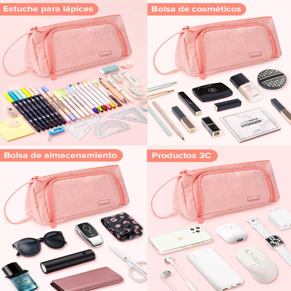 Organizador Estuche Para Lapicera Brocha Maquillaje