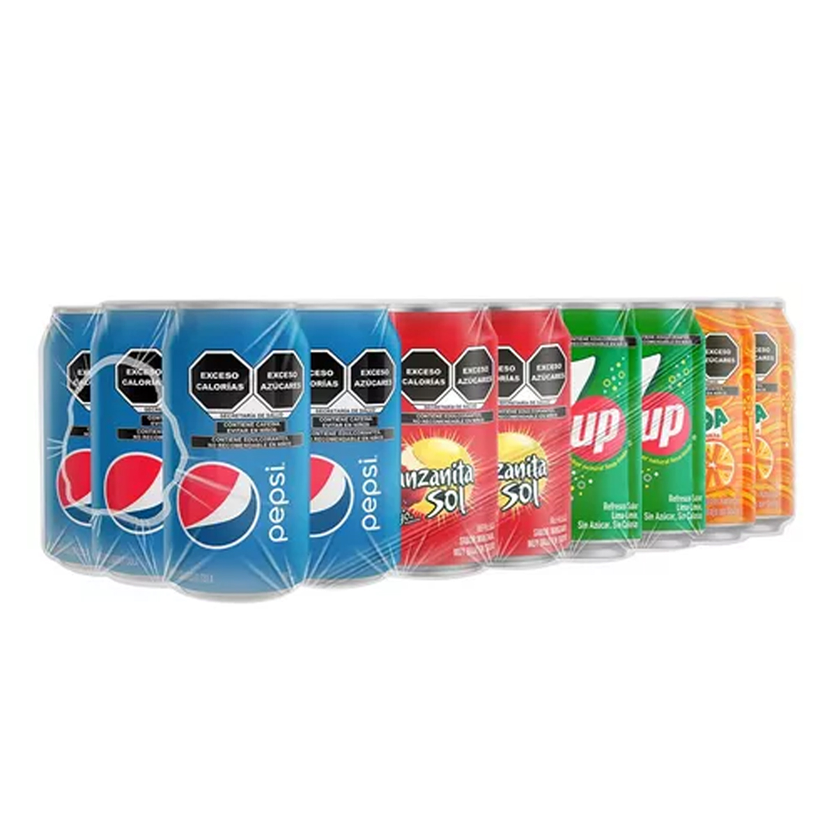Refresco Pepsi Mix Surtido 10 Piezas de 237 ml c/u