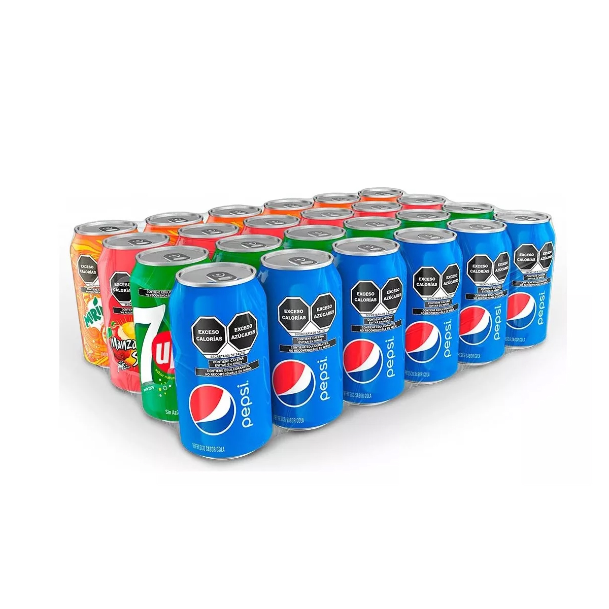 Refresco Pepsi Mix Surtido 24 Piezas de 237 ml c/u