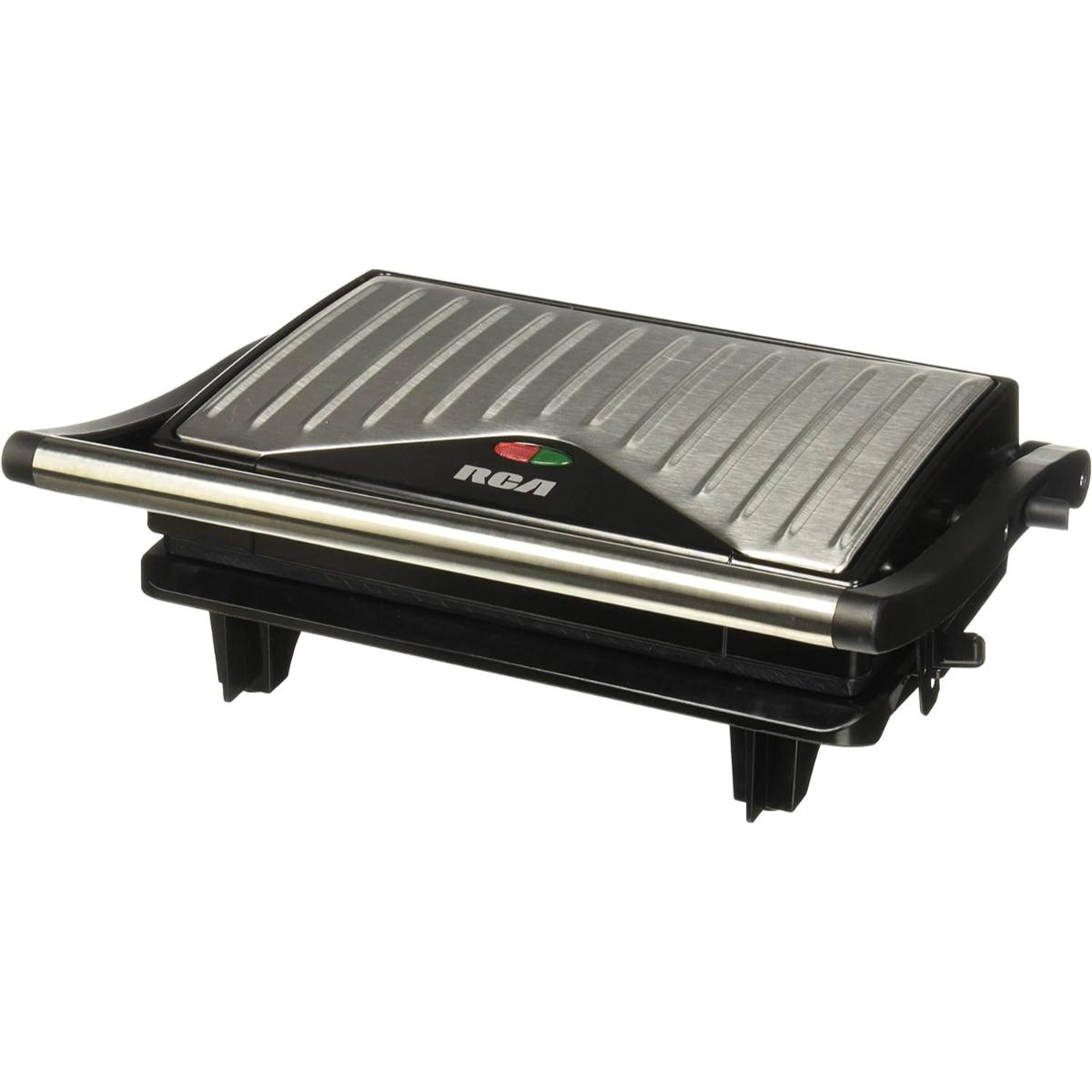 Parrilla panini antiadherente marca rca.