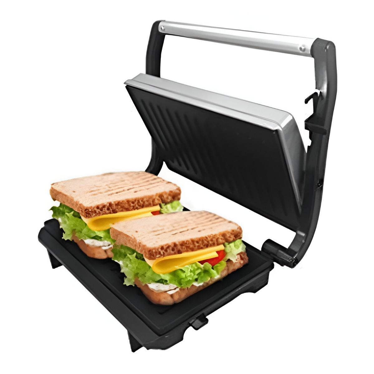 Parrilla panini antiadherente marca rca.