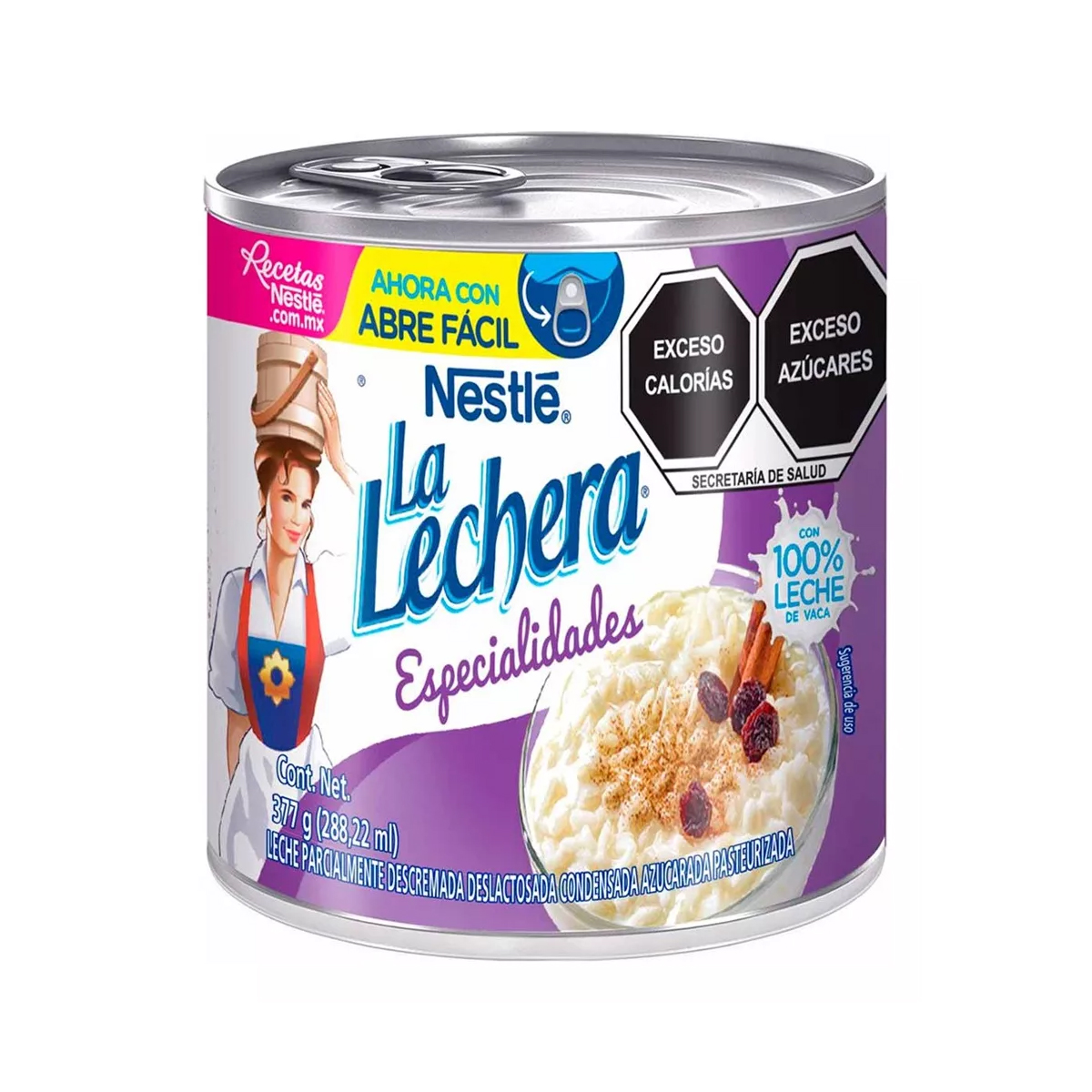 Leche Condensada La Lechera Deslactosada 6 Piezas de 377 g c/u