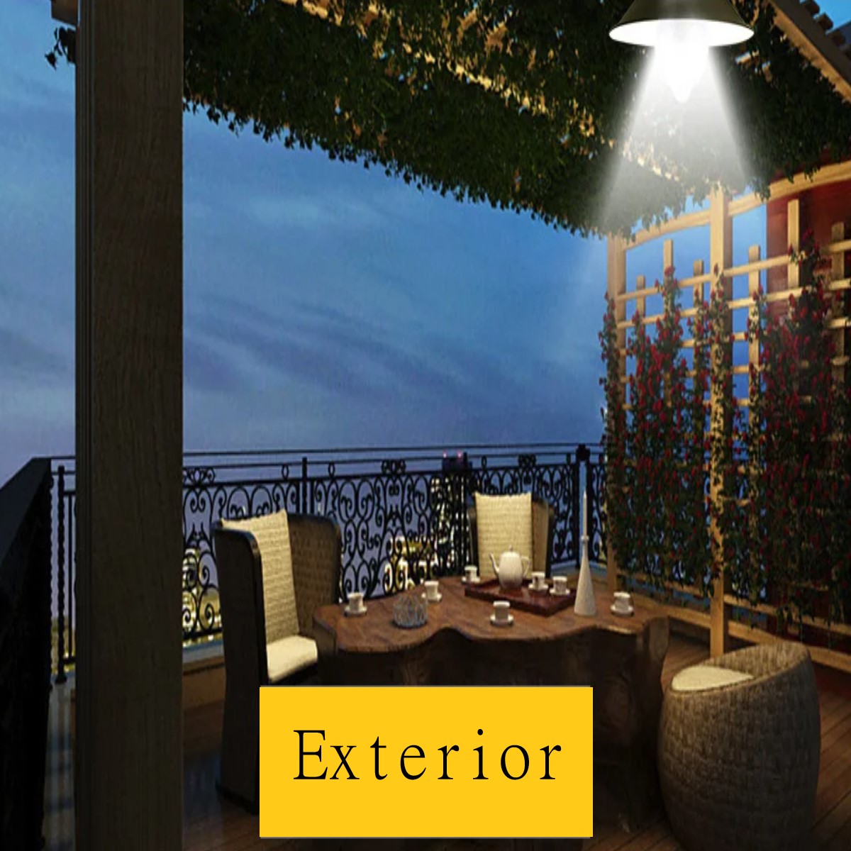 Focos Led Ahorrador Con Sensor De Movimiento 12w E27 nocturno blanco casa patio negocio cochera