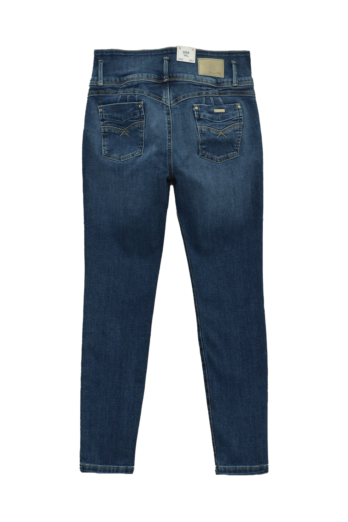 Pantalón De Mezclilla Marca Goga Skinny Fit Para Mujer