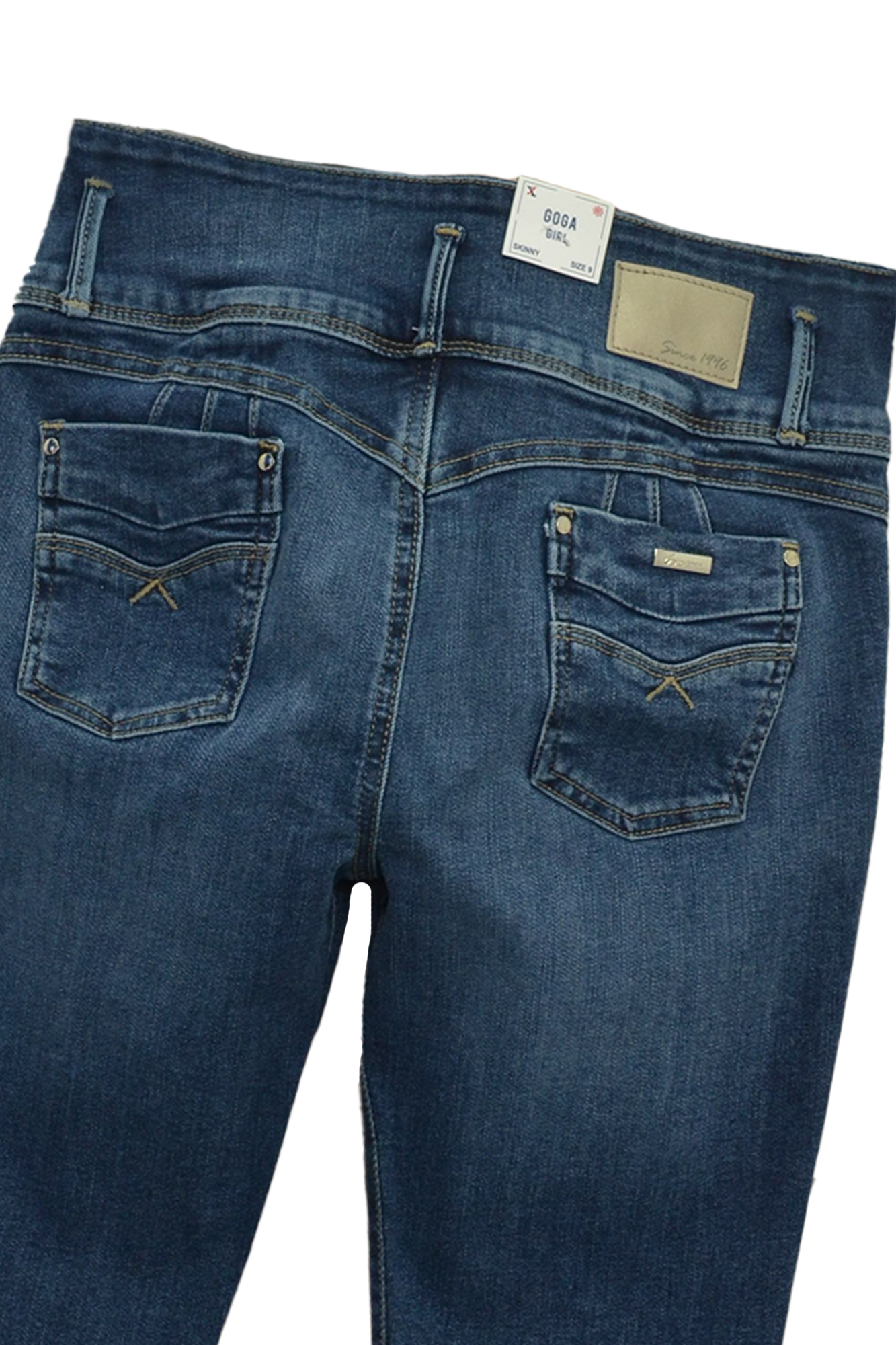 Pantalón De Mezclilla Marca Goga Skinny Fit Para Mujer