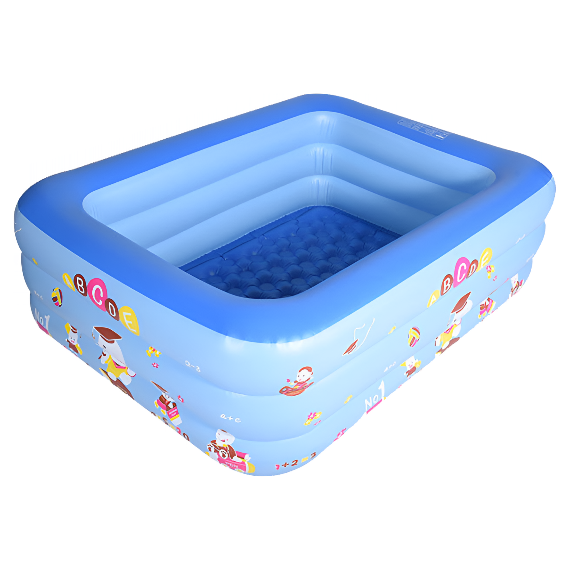 Alberca Inflable Piscina Grande Ecomlab Infantil Familiar Tono Azul.