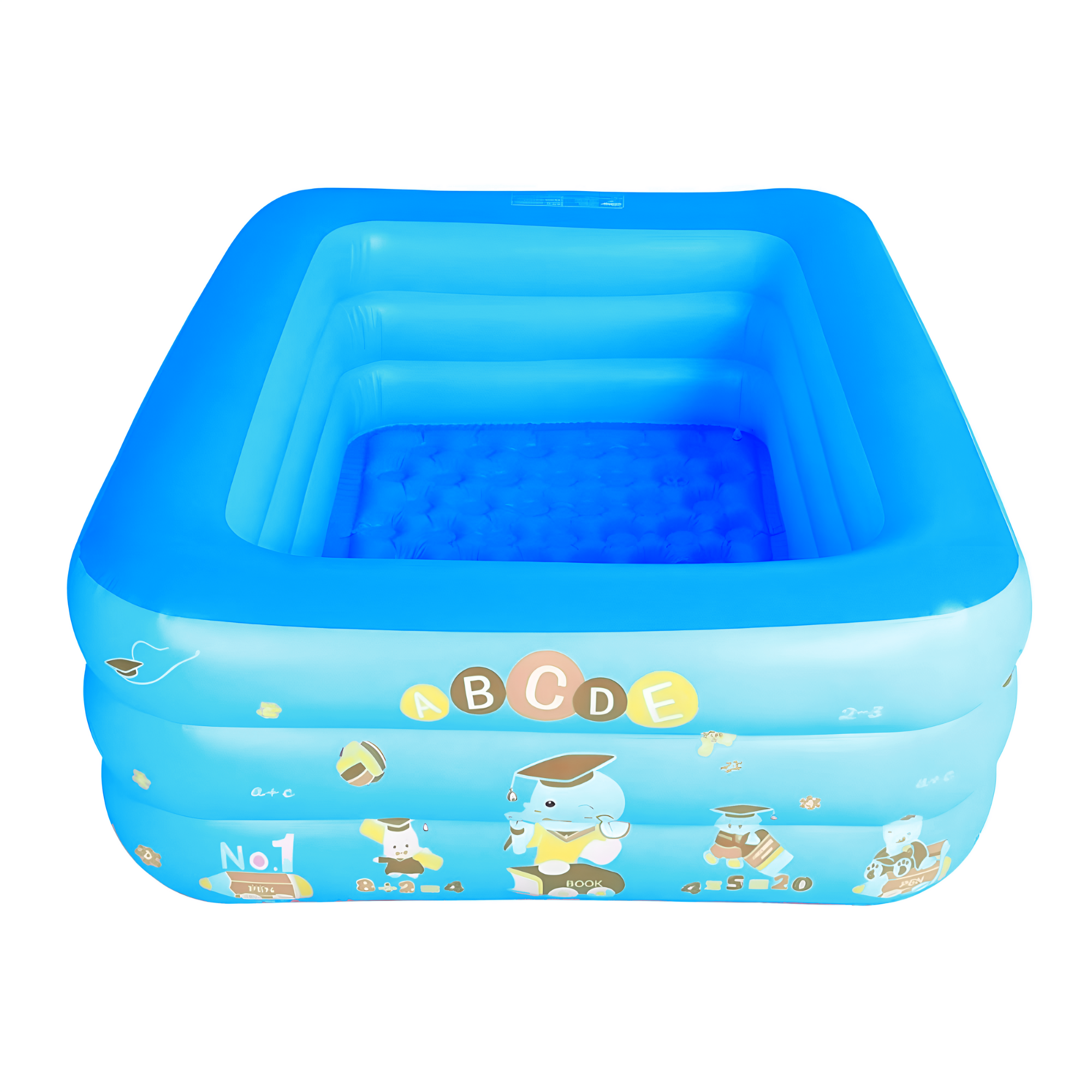 Alberca Inflable Piscina Grande Ecomlab Infantil Familiar Tono Azul.