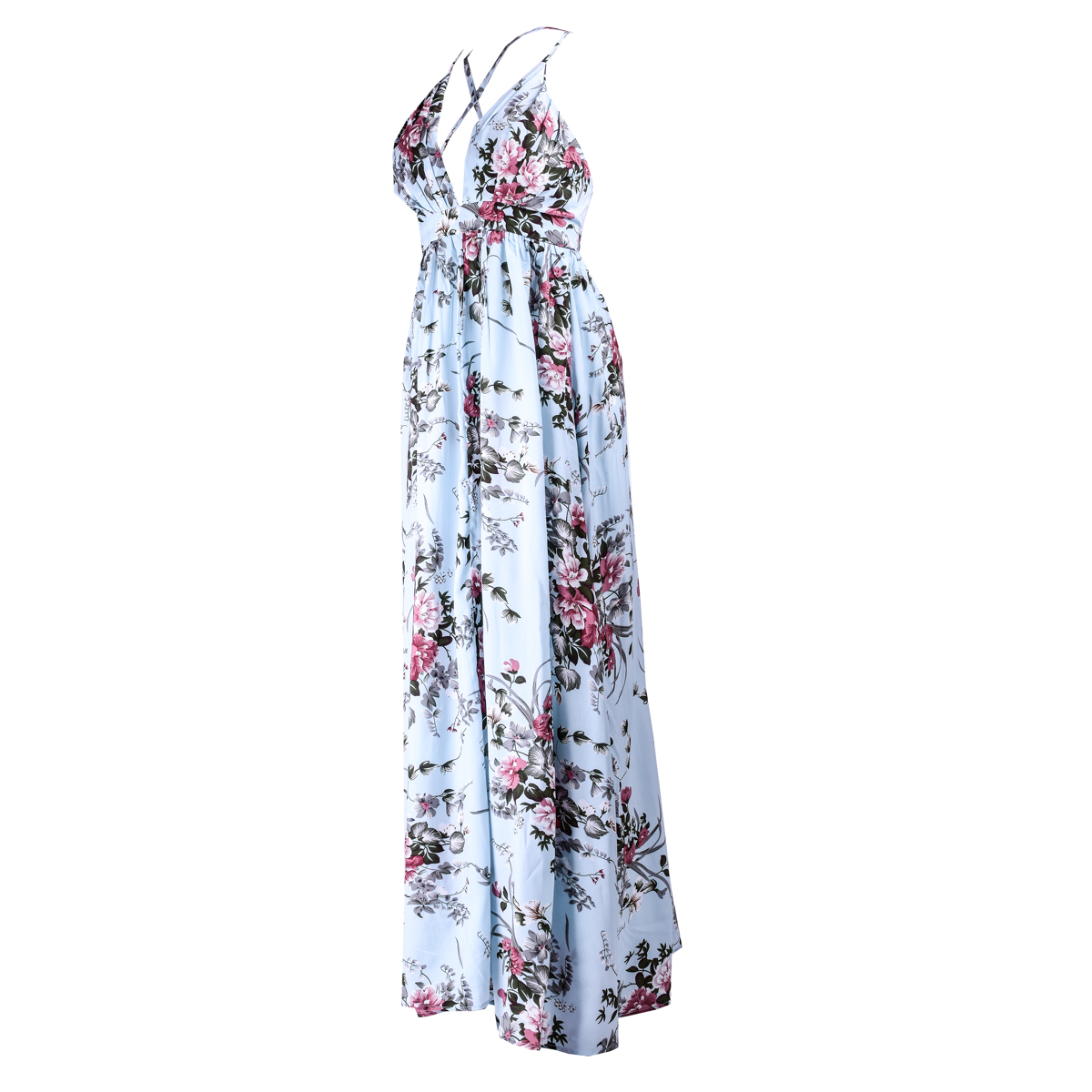 Maxi Vestido Largo Dama Mujer Fiesta Ó Playa Sexi Elegante