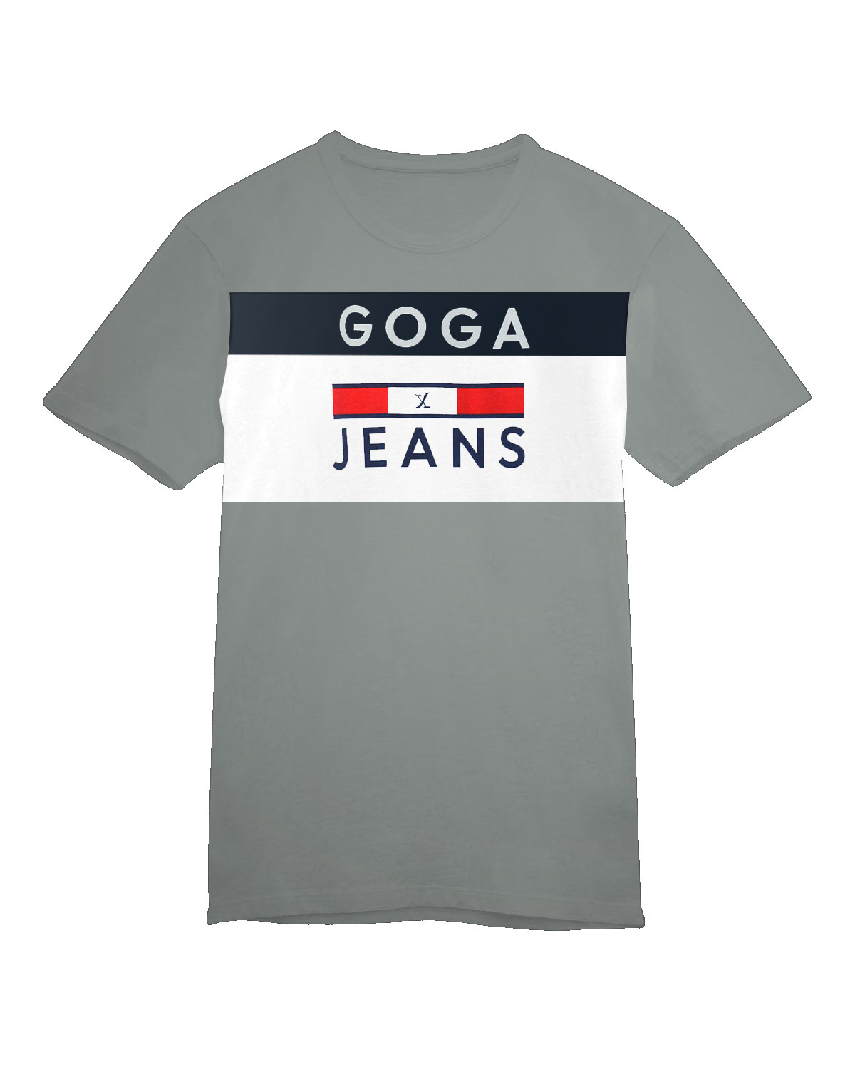 Playera Hombre Marca Goga Manga Corta Cuello Redondo