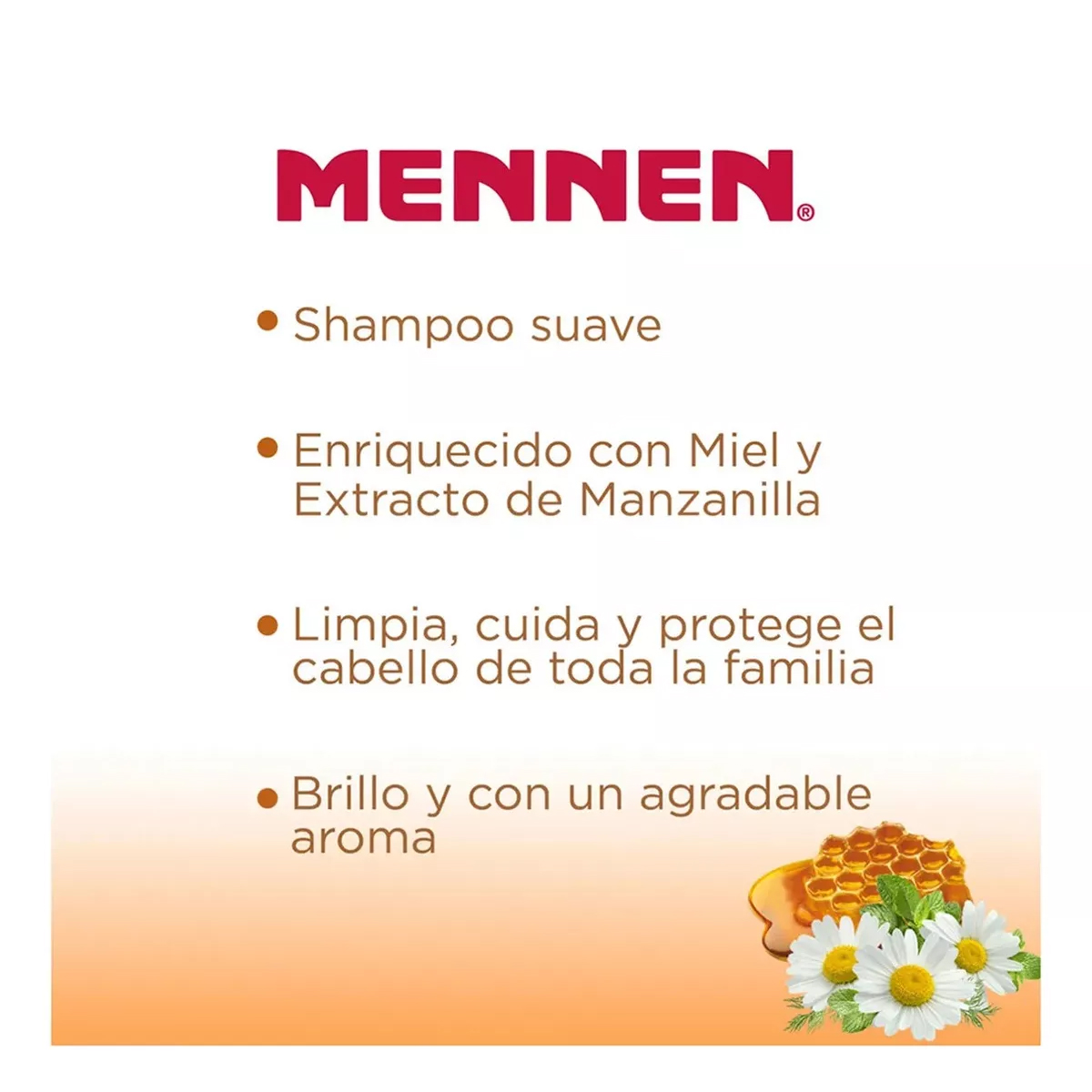 Shampoo Suave Mennen con Miel y Manzanilla 2 Piezas de 200 ml
