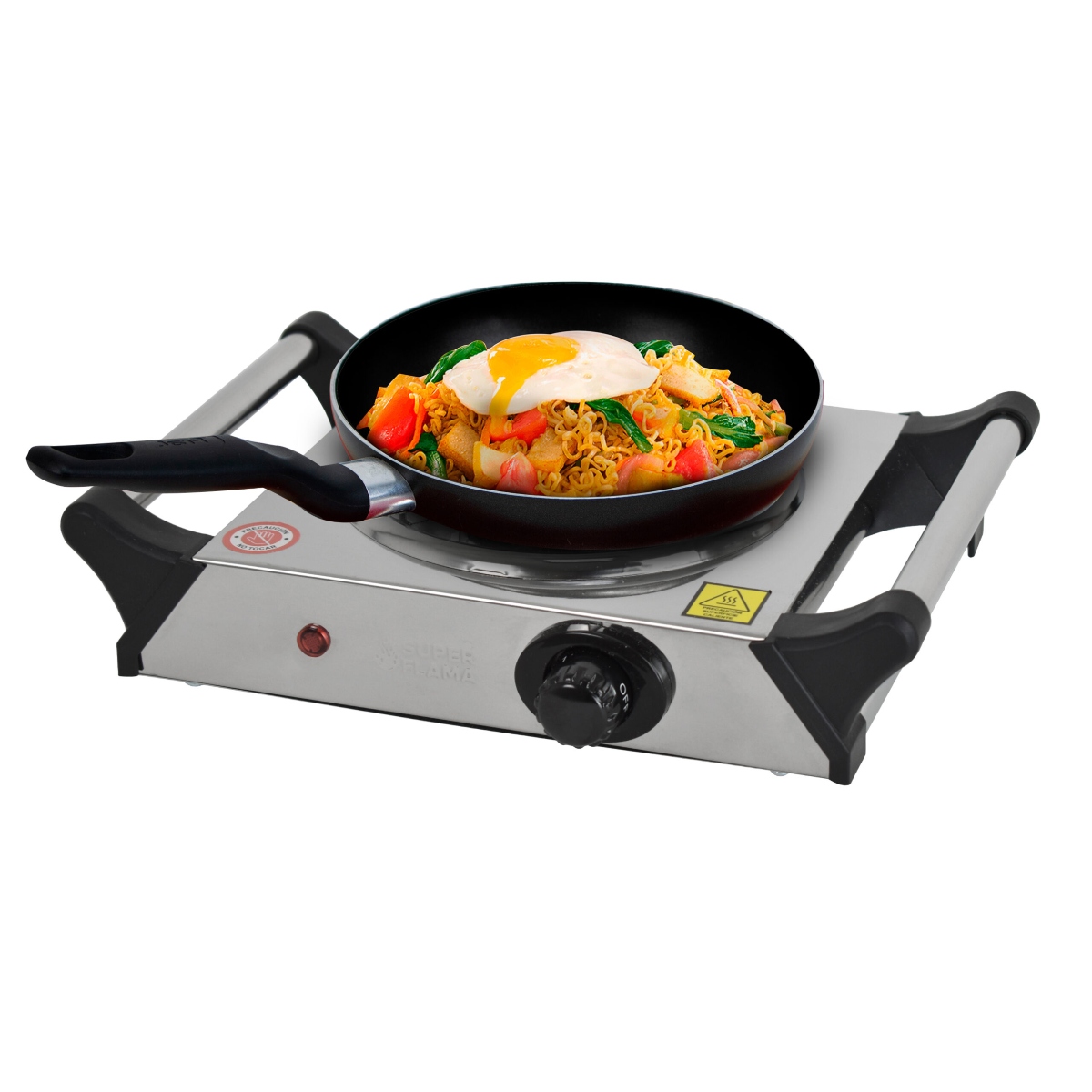 Parrilla Eléctrica Super Flama SILVER ONE 1 Resistencia ALBY2