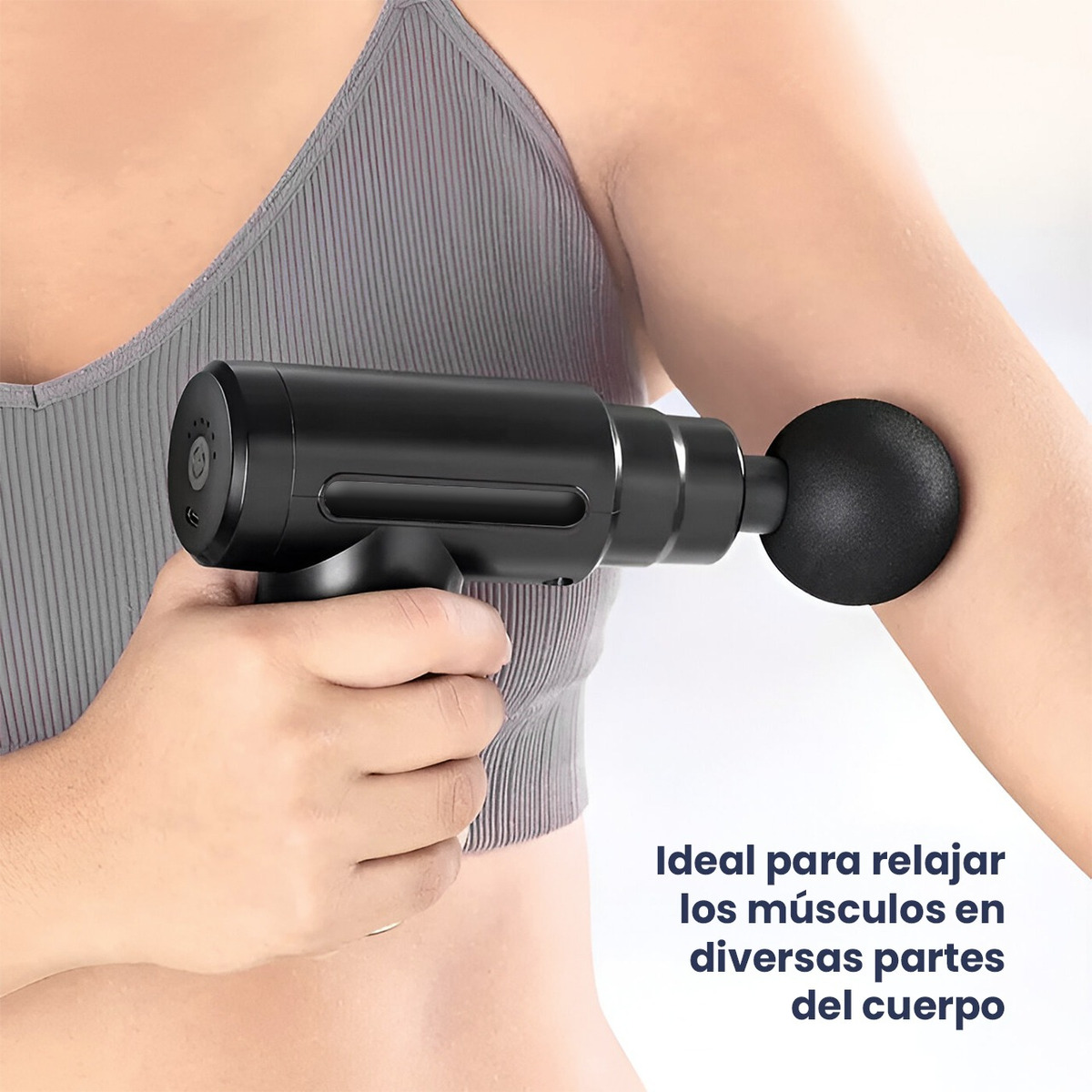 Pistola Masajeadora Para Cuerpo 4 Cabezales Sealy.