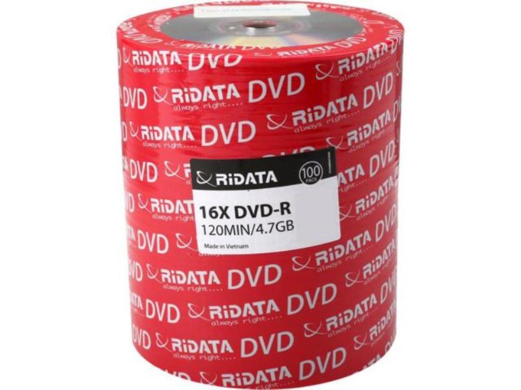 DVD-R RIDATA 100 PIEZAS