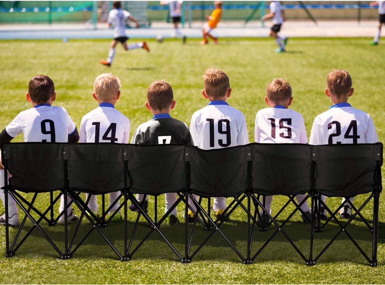 SILLA CAMPING PLEGABLE MULTIPLE PARA 6 PERSONAS RESISTENTE DE TELA OXFORD .